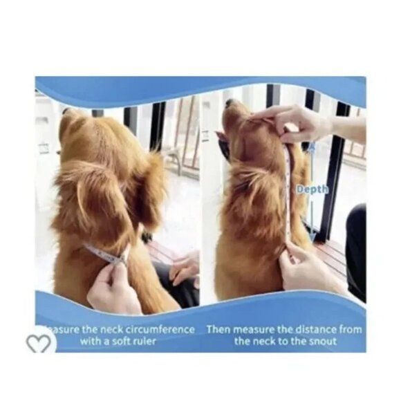 BOOMAKER Extra Soft Dog Recovery Cone Collar Size 8, 9 Post Surgery - Picture 2 of 3